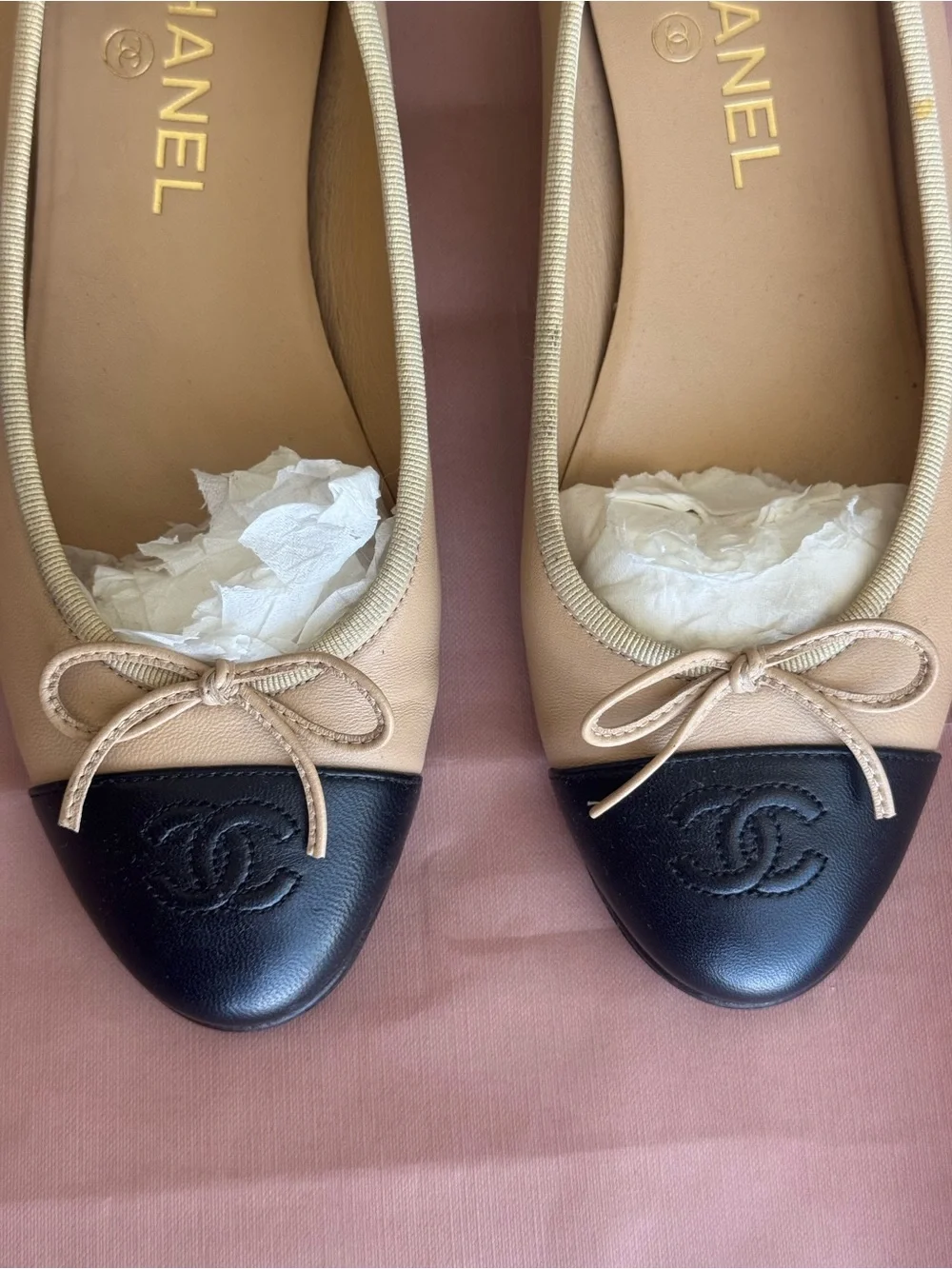 CHANEL black soles